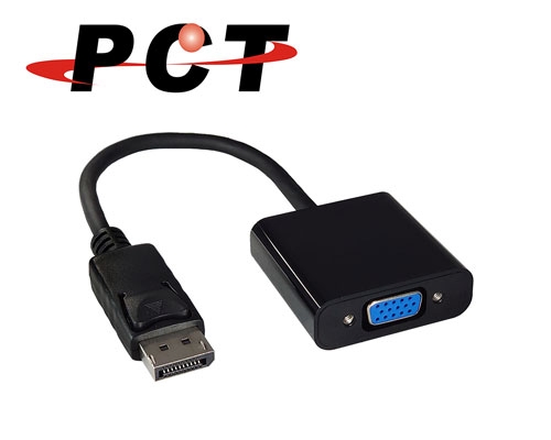 【PCT】DisplayPort 轉 VGA 轉換器(DVA11-1)