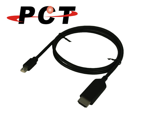 【PCT】Mini DisplayPort轉HDMI轉接線-1M(DH100-M)