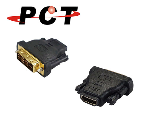 【PCT】DVI(24+1)公轉HDMI母 轉接頭(DHA11-D1)
