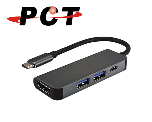 【PCT】USB Type-C 4合1擴充座(PK115)