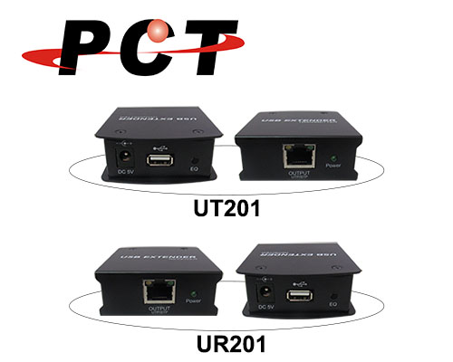 【PCT】網路線型 USB 2.0 延長器(UT201&UR201)