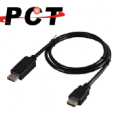【PCT】DisplayPort轉HDMI轉接線-1M(DH100_1)