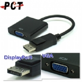 【PCT】DisplayPort轉VGA螢幕轉接線 Adapter(DVA11)