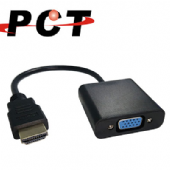 【PCT】HDMI 轉 VGA訊號轉換器(含Audio與外接電源孔)(HVC11-A)