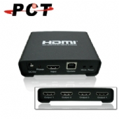 【PCT】1進4出 4-PORT HDMI 影音分配器 1.4版 Splitter