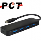 【PCT】USB-C 轉 4 埠 USB 3.0 Hub 含 BC(UH1431C)